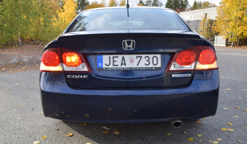 Honda Civic Hybrid 1.3 i-DSI CVT Euro 4 Auto Sedan Svensksåld-09 full