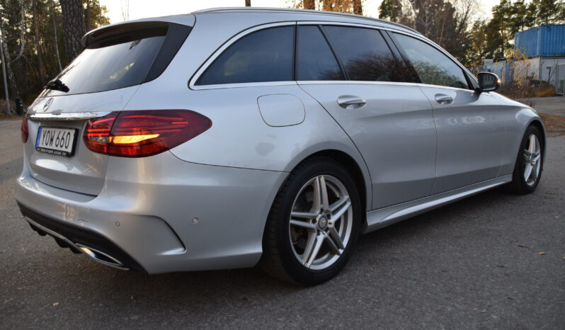 Mercedes-Benz C 220 T d 9G-Tronic Panorama AMG Line Värmare Svensksåld-19 full