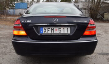 Mercedes-Benz E 200 Kompressor Elegance 5G-Tronic Euro 4 Auto Svensksåld-06 full